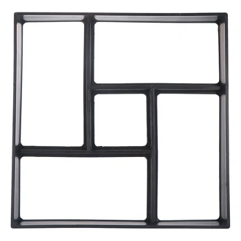 

Square Garden Walk Pavement Mold DIY Manually Paving Cement Brick Stone Road Concrete Molds Path DIY Manually Paving