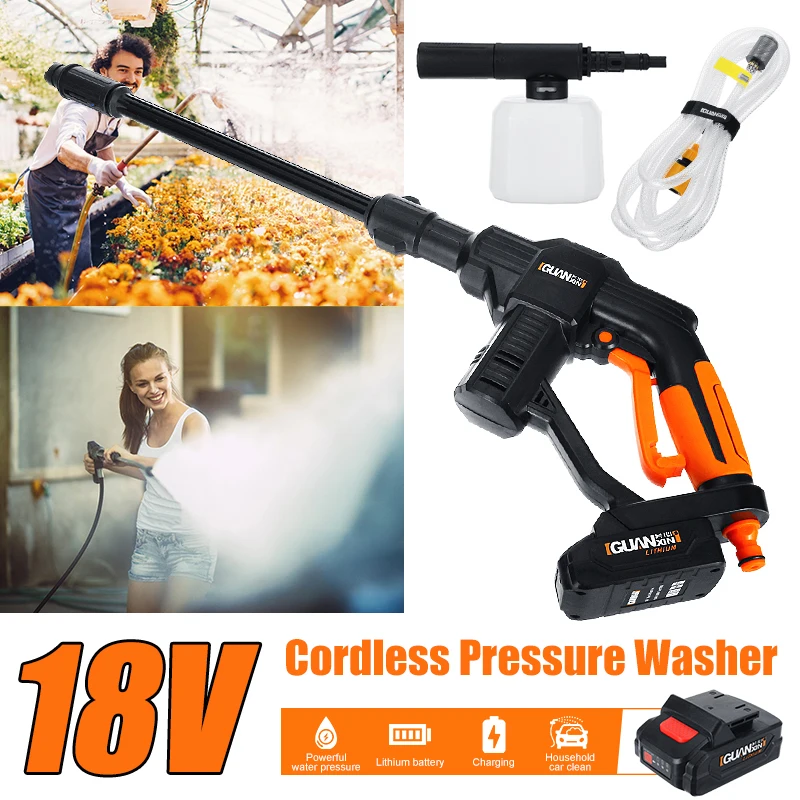 High Pressure Water Guns 12V Electric Car Washer Portable Water Pump