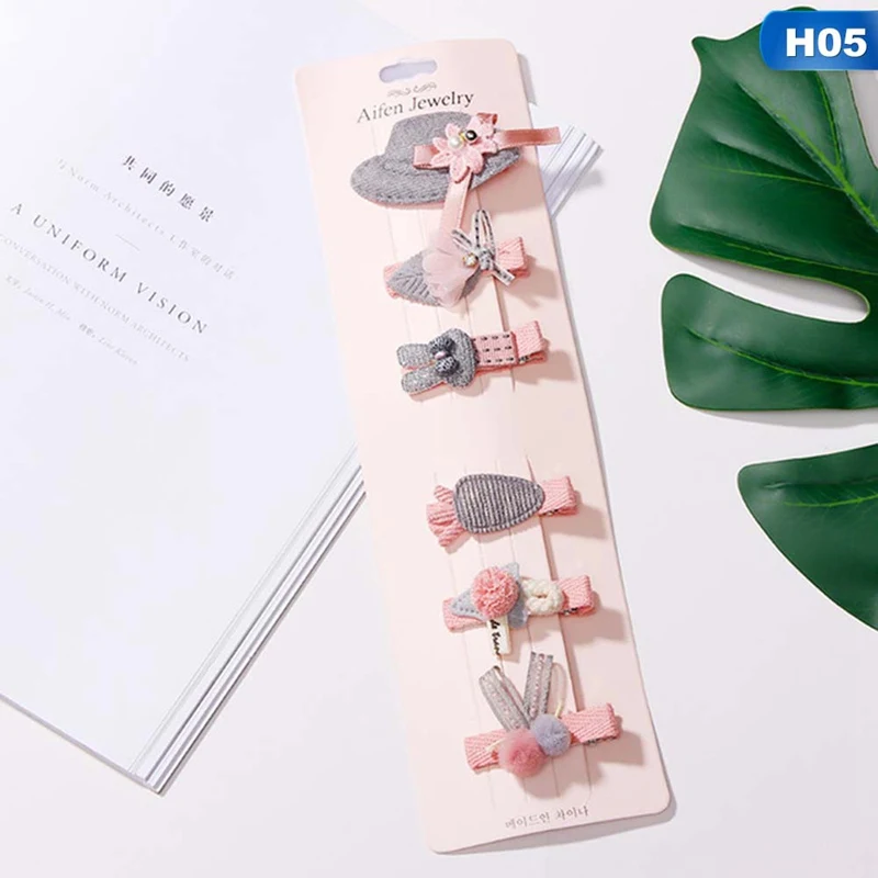 New Arrival Korea Cute Girls Cartoon Bow Hairpins Handmade Princess Gift Barrettes Hair Clip Hair Styling Accessories