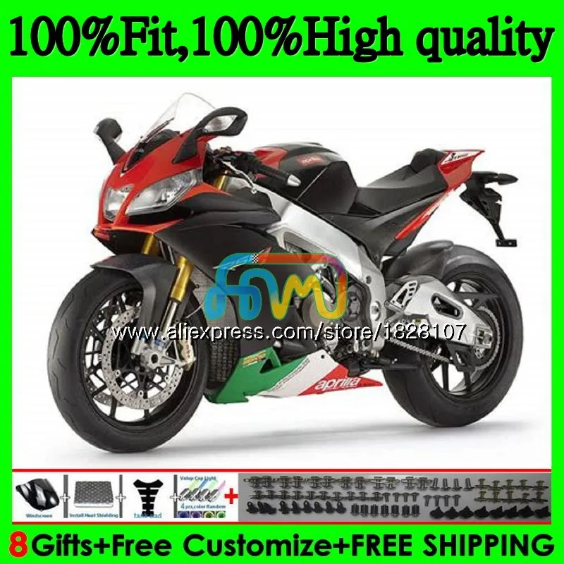 Инъекции для Aprilia RSV1000RR RSV1000 09, 10, 11, 12, 13, 15 80BS. 23 РСВ 1000 глянцевый blk R 1000R 2009 2010 2012 2013 обтекатель