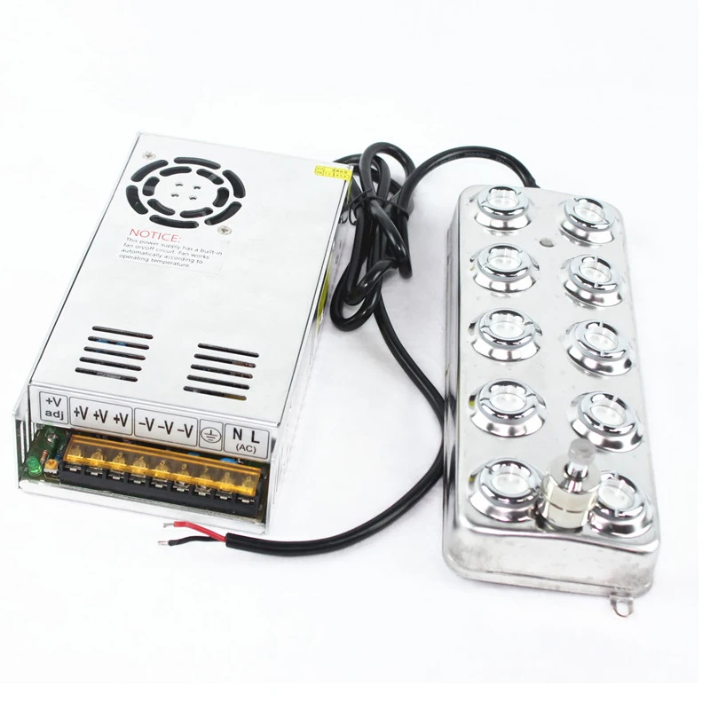 

Good quality 10 Head Ultrasonic Mist Maker Pond Fogger Humidifier & Transformer 110V or 220V
