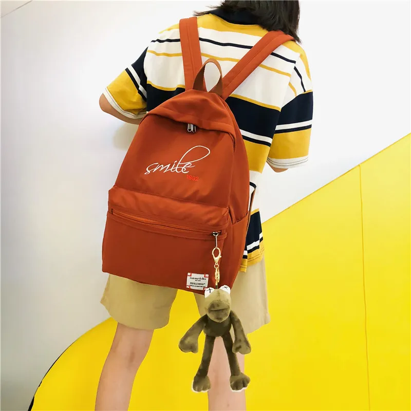 

JI HAO Brand Design Cute Backpack Student Casual Computer Backpack Nylon Large Capacity Backpacks Waterproof Travel College Bags