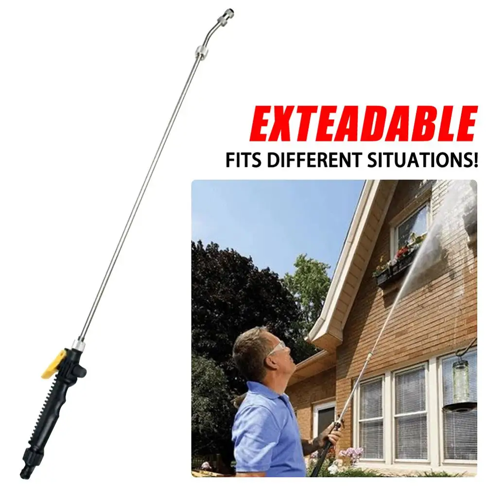

56/65cm Water Gun High Pressure Power Washer Spray Car Washing Tools Garden Water Jet Washer Watering Flowers Vegetables