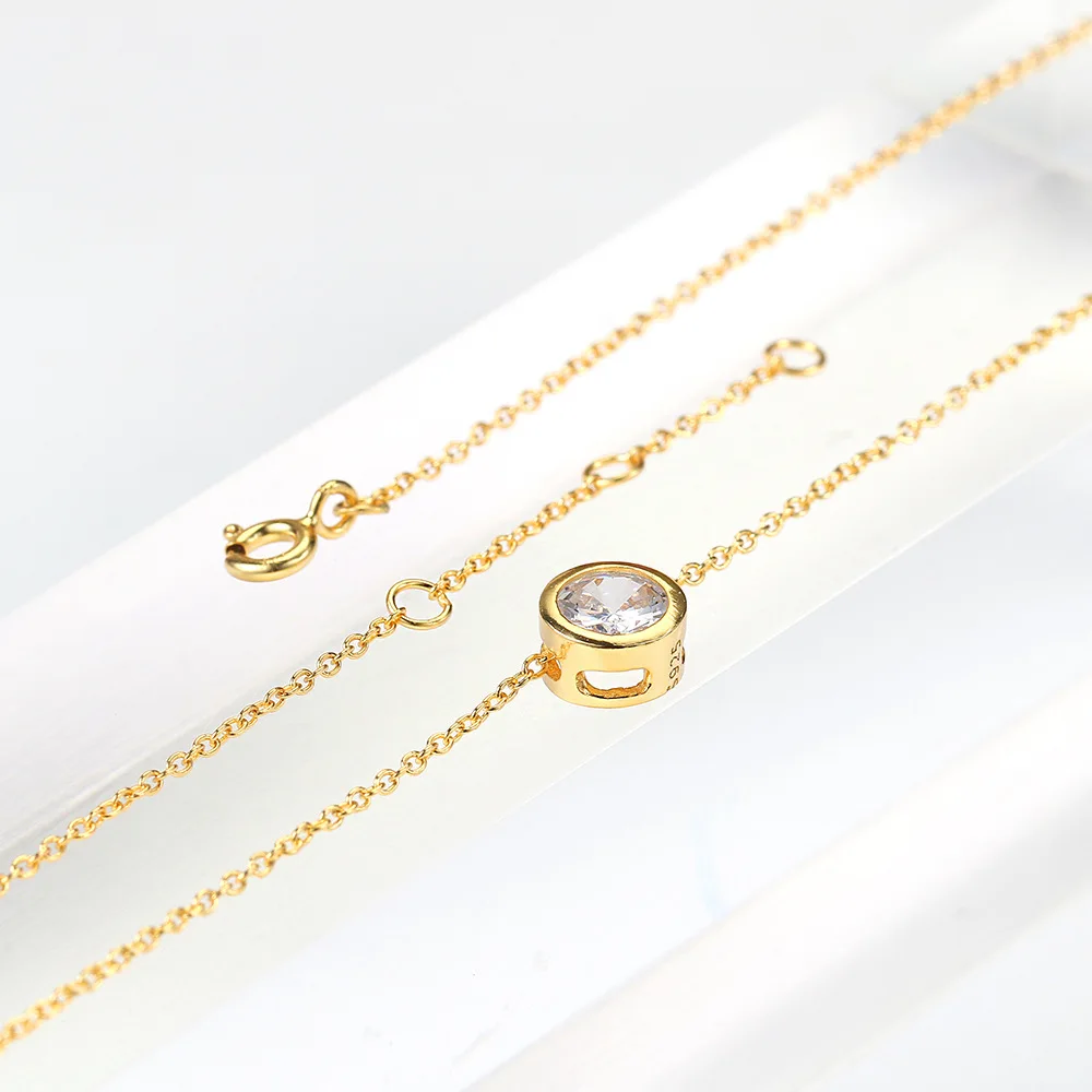 Statement Necklace Pendant for Women Collar 925 Silver Color Zircon Choker Chain Pendant Necklaces Jewelry Birthday Party Gifts
