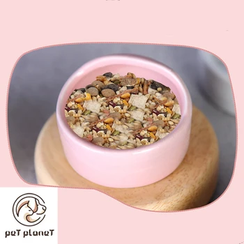 

Ceramic Hamster Small Pet Automatic Water Drinker Feeder Color Random