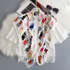 New 2024 Fashion Kerchief Small Silk Neck Scarf For Women Hijab Scarfs Female Shawls Bags Scarves Lady Bandana Foulard 4
