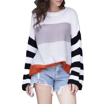 

Fashion Women Sweater Casual Long Sleeve Jumper Pullover Sweater Tops Ladies Knitwear Sweater Soft Coat Jacket Outwear водолазка
