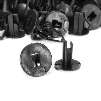 

50Pcs 8.5mm Push-Type Clips Universal Fender Buckle Clips For Fender Liner Retainer Plastic For Chevrolet /GM 11589292