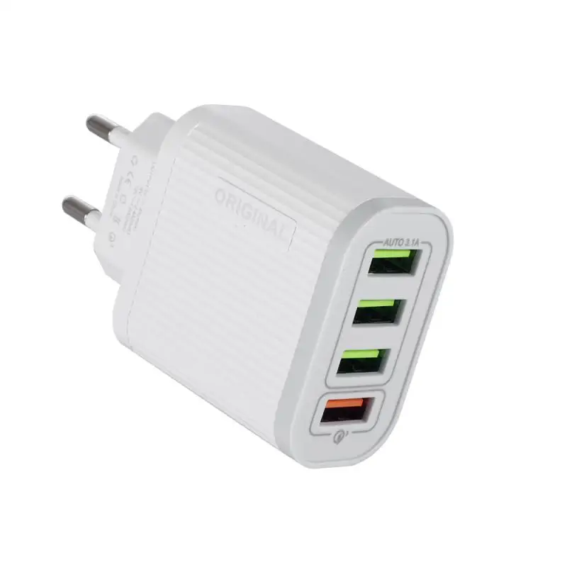 EU US 4 порта USB зарядное устройство для мобильного телефона USB зарядное устройство Быстрая зарядка настенное зарядное устройство для iPhone 11/11Pro/11Pro Max samsung Xiaomi LG