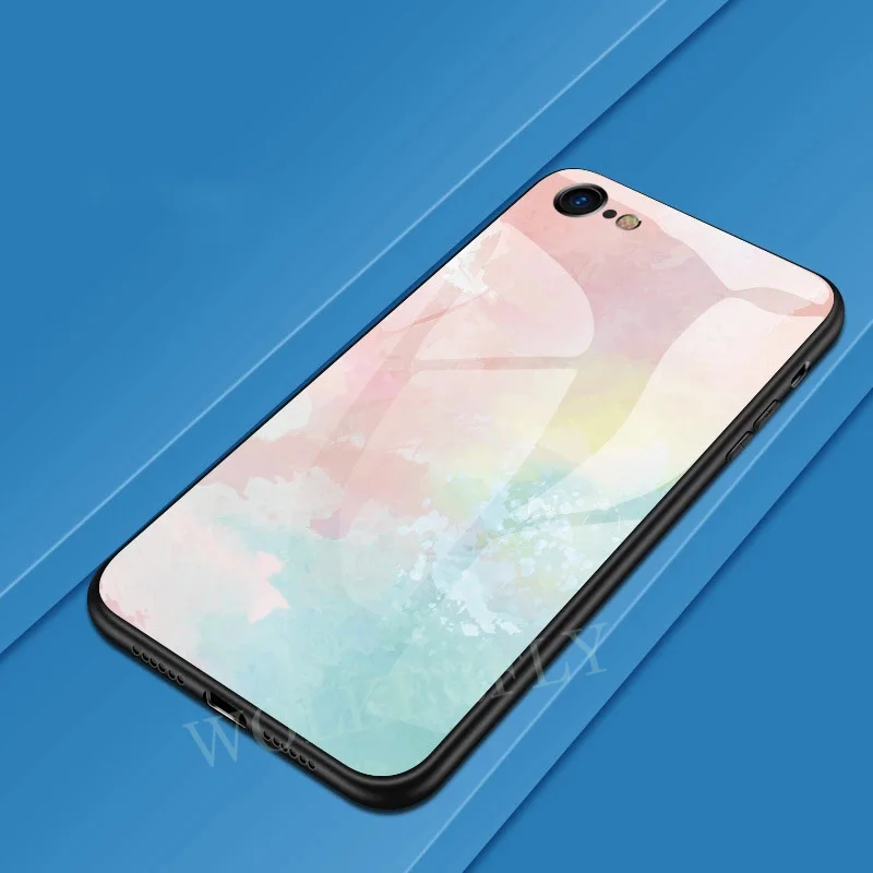 Red mi 7 Чехол для мобильного телефона для Xiaomi mi 9t 9 se A3 A2 8 Lite A1 Max3 mi x3 5X 6X Red mi Примечание 7 5 6 iPad Pro 6A 7A K20 Pro S2 звезда Мрамор Стекло крышка - Цвет: 5