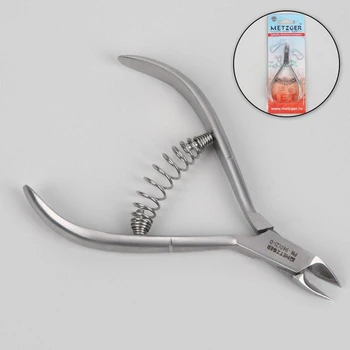 

Cuticle nippers, 10 cm, blade length - 9 mm, matt silver, PN-940 (2) -D