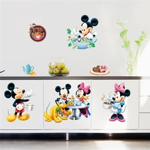 Disney Mickey Minnie Mouse Pluto Cooking Wall Stickers Home Decor Living Room Cartoon Wall Decals Pvc Mural Art Diy Posters Disney Mickey Minnie Mouse Pluto Cooking Wall Stickers Home Decor Living Room Cartoon Wall Decals Pvc Mural Art Diy Posters