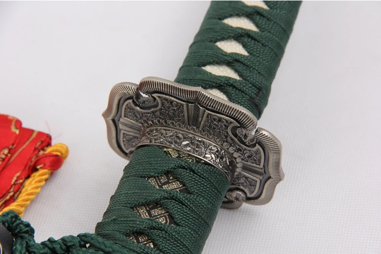 Real Japanese sword katana cosplay carbon steel blade samurai swords weapon metal decotative props no sharp zinc Guard