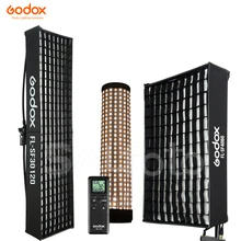 Godox FL60/FL100/FL150R/FL150S гибкий светодиодный свет сотовый софтбокс с решеткой рулонная тканевая лампа 150 Вт/100 Вт/60 Вт Видео заполняющее освещение