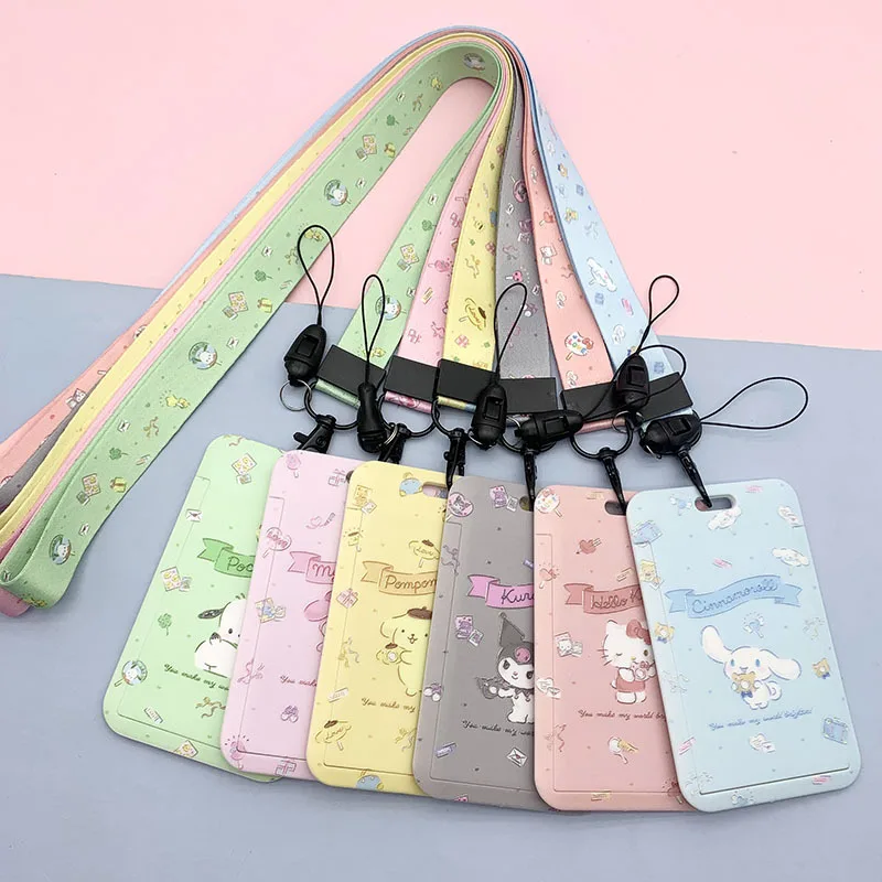 Кошелек Hello Kitty для девушек с отделением монет и шнурком студентов сертификатом