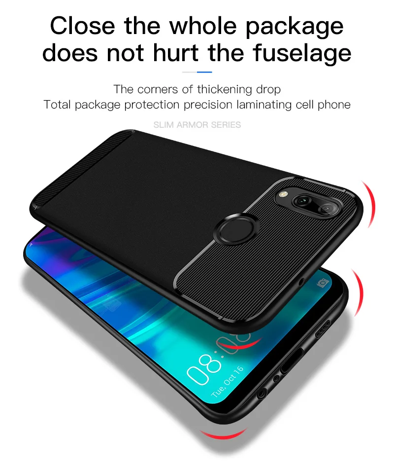Роскошный мягкий силиконовый чехол из ТПУ для телефона huawei P20 Lite P30 Pro honor 10 Lite mate 20 Lite Nova 3i Y7 Pro противоударный чехол