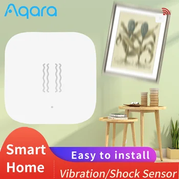 

Aqara Motion Sensor ZigBee Shock Sensor Detection Alarm Smart Vibration Sensor Built In Gyro For Xiaomi Mijia Homekit APP