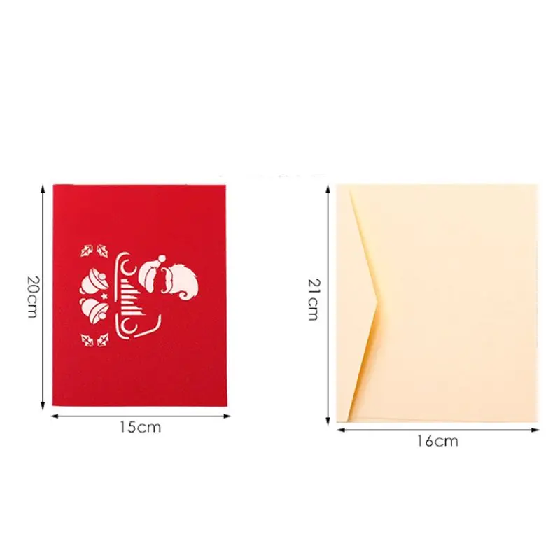  3D Pop Up Greeting Card Handmade Birthday Christmas Car Wedding Invitation Craft - 4.00027E+12