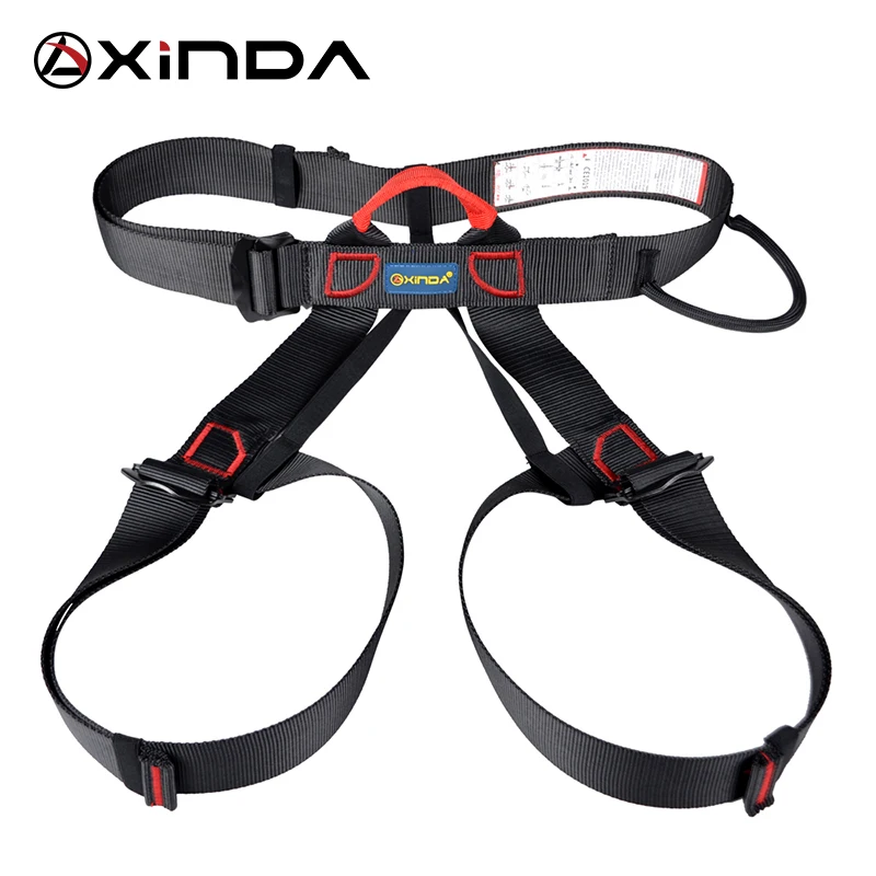 

Xinda Outdoor Sports Safety Belt Professional Rock Climbing Harness Waist Support Half Body Harness Aerial Survival Equipment