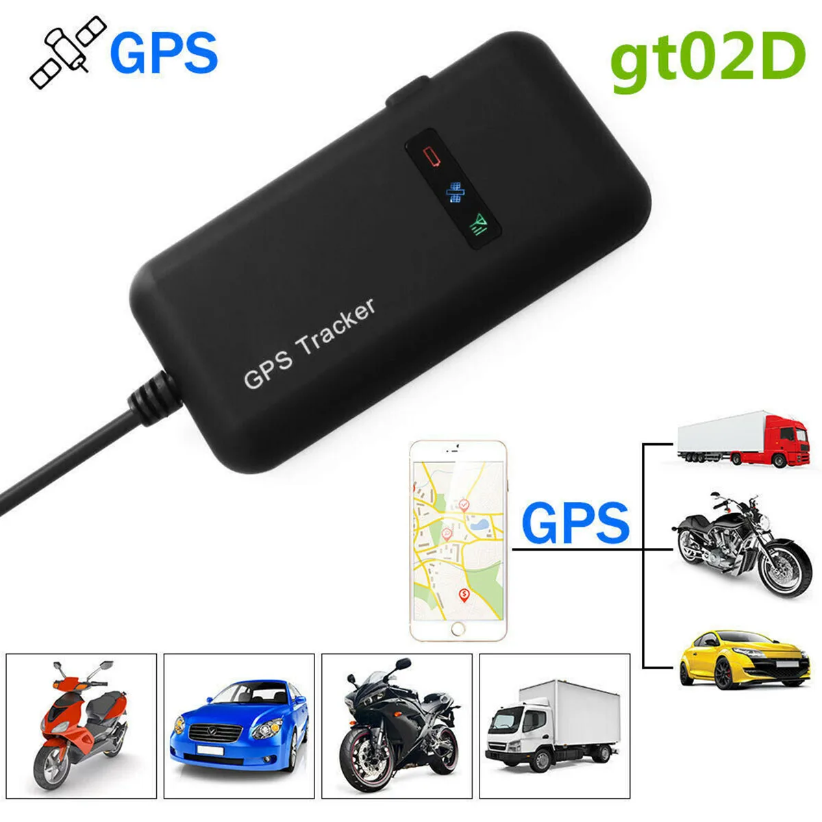 GPS Tracker Locator Motorcycle GSM Anti Theft Alarm For Motorbike Car | Автомобили и мотоциклы