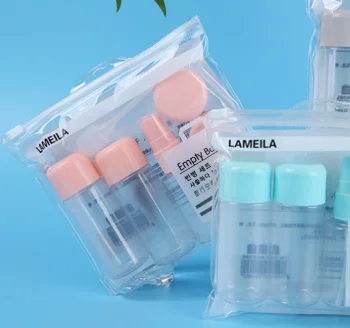 

Travel Spray Bottle Bottle Set 8pcs Travel Kit Portable Lotion Containers Cosmetic Pressure Box Refillable Set Kit Viaggio TSLM1