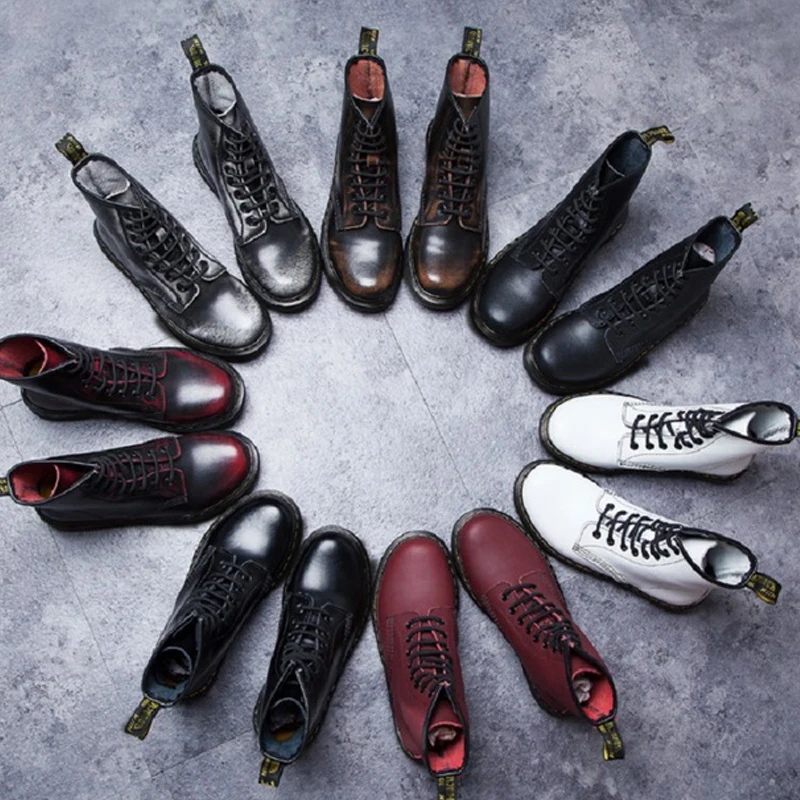 

Winter Plush Dr Leather Boots Man Motorcycle Ankle Boots Shoes Men Chaussure Homme Riding Equestr Botas Mujer Plus Size 47 48