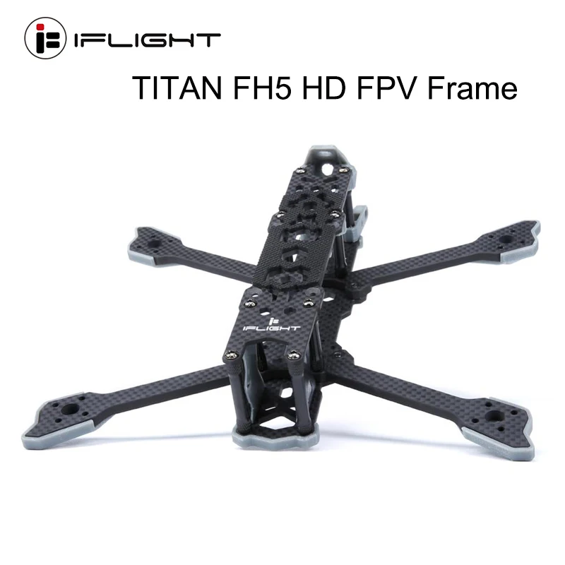 IFlight TITAN FH5 223 мм 3K Углеродное волокно HD FPV рама для фристайла с 5 рукояткой
