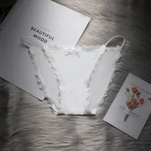 Сексуальные трусики, новинка, ледяной шелк, стринги, секс-игрушка, стринги, сексуальное нижнее белье,, кружевное эластичное треугольное нижнее белье, милые трусики-стринги для девочек