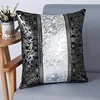 Luxury Vintage Europe Decorative Cushion Cover Floral Pillow Case For Car Sofa Decor Pillowcase Home Black and White Floral Pillow Cover