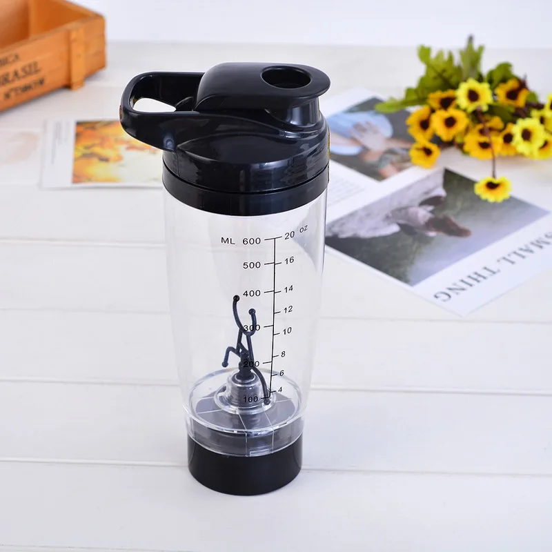 Горячая Sale600ml бутылка для воды портативная электрическая Автоматизация протеин автоматическое движение креативный Кофе Молоко умная бутылка для смешивания