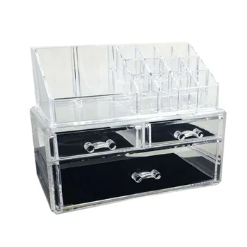 

Makeup Cosmetic Organizer Lipstick Eyeshadow Brushes in One Place Storage Drawers New Hogard