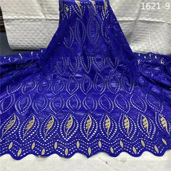 

Latest blue african bazin riche fabric with stone bazin brode lace 5 yards bazin lace fabric african lace fabric for dress 1621