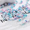 1pack Multi Size 3-12mm Colorful Pearls Round Acrylic Imitation Flatback Pearl Beads No Hole Diy for Jewelry Making Phone Art ► Photo 3/6