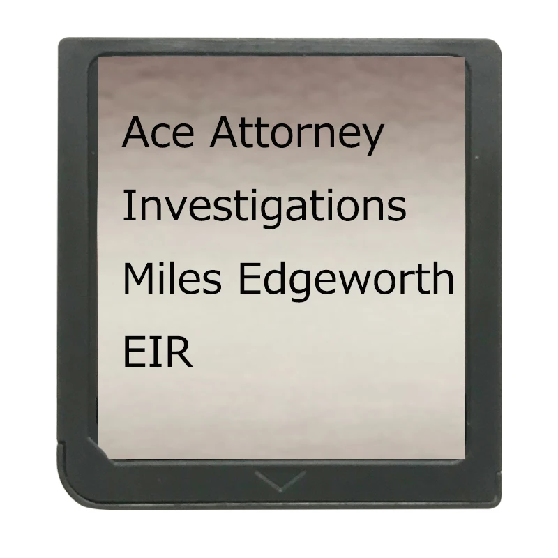 Ace attorn Investigations Miles Edgeworth DS 3DS 2DS консоль игровая карта видеоигра Картридж Версия EIR