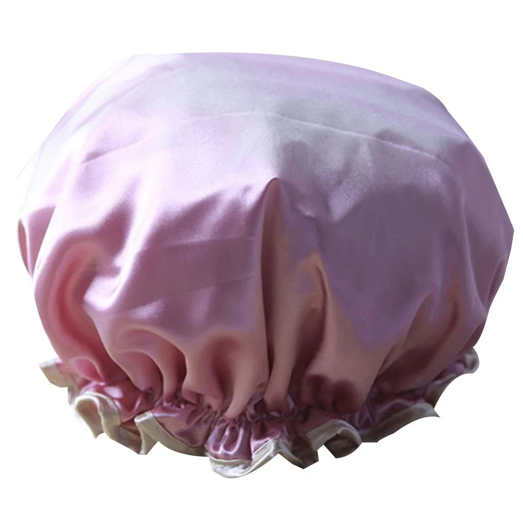 1pcs 1 шт./6 шт. прозрачные одноразовые пластиковые шапочки для душа большие эластичные Толстые Шапочки для ванной Женщины СПА принадлежность для купания Лидер продаж - Цвет: 1pcs