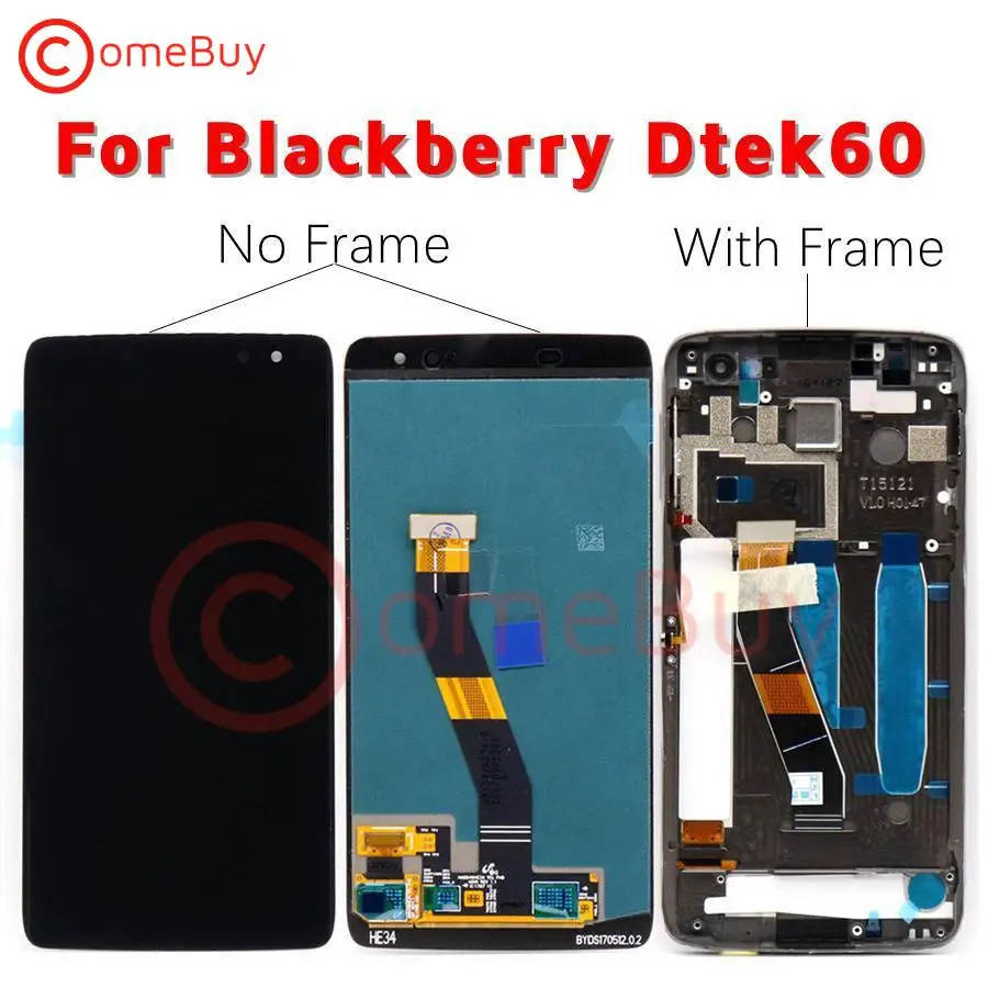 Для 5," Blackberry Dtek60 lcd Dtek 60 дисплей кодирующий преобразователь сенсорного экрана в сборе для BlackBerry Dtek60 lcd запасные части