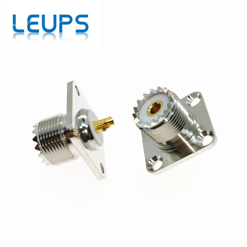 Фланцевое крепление для пайки UHF SL16 Female SO239 RF соединитель 100 шт. | Обустройство дома