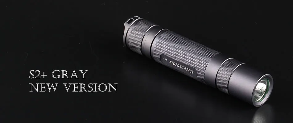 Lâmpada para Bicicleta s2 + Cinza Luz de Acampamento Comboio Cree Lanterna Led Tocha Bicicleta Auto Defesa Xml2 U2-1a Edc 2 edc lanterna led, tocha, lanterna, bicicleta lanterna,