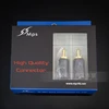 1pcs/1pair/1box(4pcs) RCA plug Fish-4B MPS Taiwan original pure copper gold-plated DIY audio wire diameter 4mm ► Photo 2/5