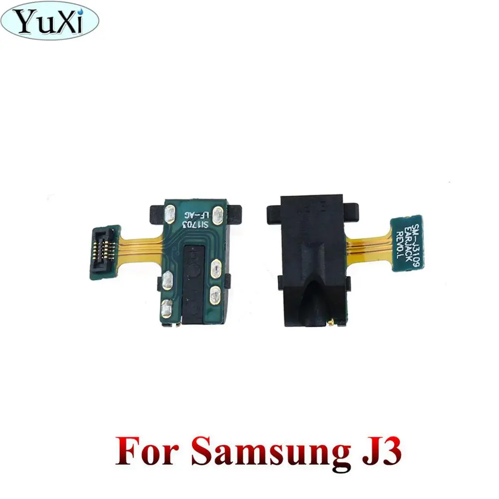 J3 YuXi для Samsung Galaxy J3 J4 J6 J600F J400 J400F J330 разъем для наушников аудио микрофон гибкий кабель аудио разъем Flex - Цвет: J3