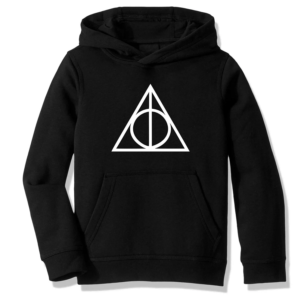 Флисовая толстовка с капюшоном, толстовки Deathly Hallows Light Saber Gandalf staff the elder wand повседневная одежда - Цвет: 5C0065H-black