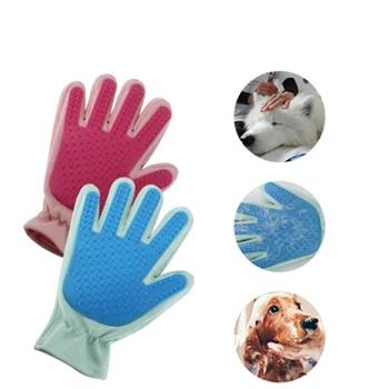 

Pet Dogs Cats Hair Brush Glove For Pet Dog Cleaning Massage Grooming Comb Supply Finger Cleaning Pet Cats Hair Brush Glove