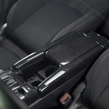 Ricambi auto per Honda Civic 10th 2016-2020 decorazioni per interni in fibra di carbonio rivestimento retrofit copertura adesivi pannello di controllo centrale