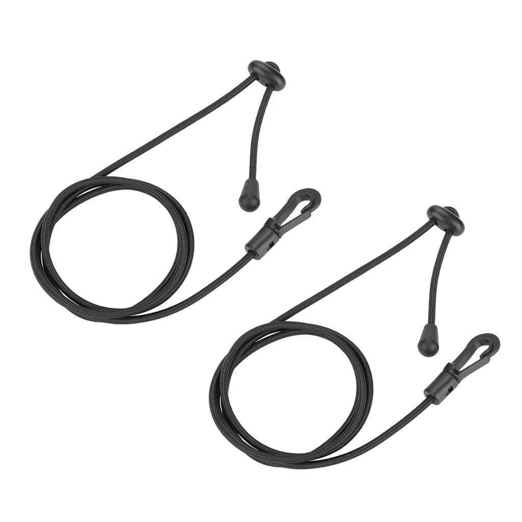 2 Piece Kayak Rod Paddle Safety Strap Adjustable Drawstring to Secure