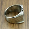 Punk US Size 7-15# 316L Stainless Steel Number 13 Letter Biker Ring Jewelry 2