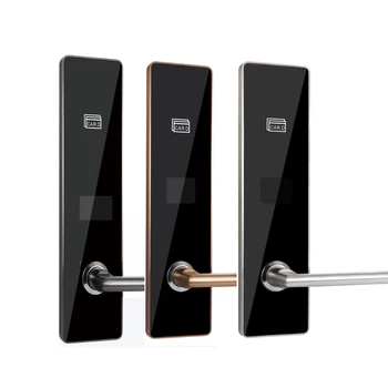 

Safurance Digital Card Lock Security Stainless Steel Intelligent RFID Digital Card Key Unlock Hotel Door Lock System Door Locks