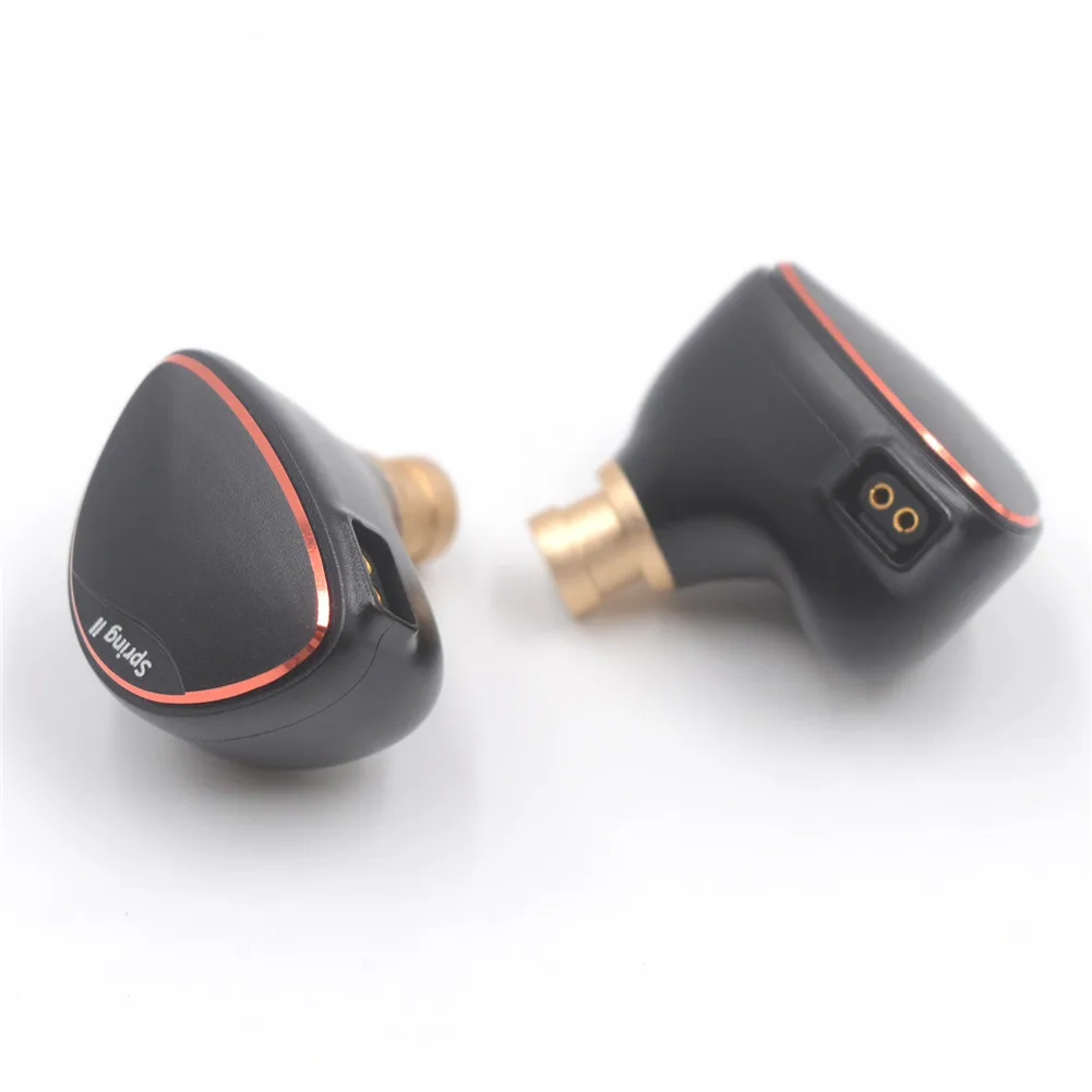 BQEYZ Spring 2 Наушники монитор тройной Гибридный BA Динамический драйвер IEM HiFi со