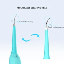 Звуковая электрическая зубная щетка очиститель зубов Dentista силиконовый Стоматологический Электрический стоматологический инструмент для удаления зубного налета отбеливание зубов