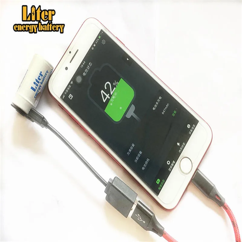 Usb diy power bank литий-ионный аккумулятор usb 18350 1000 мАч с высоким разрядом 3 7 в литиевая