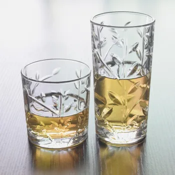 

Set of 2 high quality crystal party whiskey wine glass home party beer drinking glass cups 200901-46